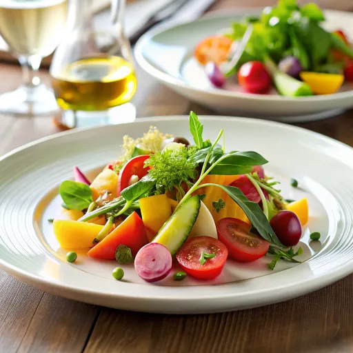 স্বাস্থ্যকর রেনবো ভেজিটেবল রোল